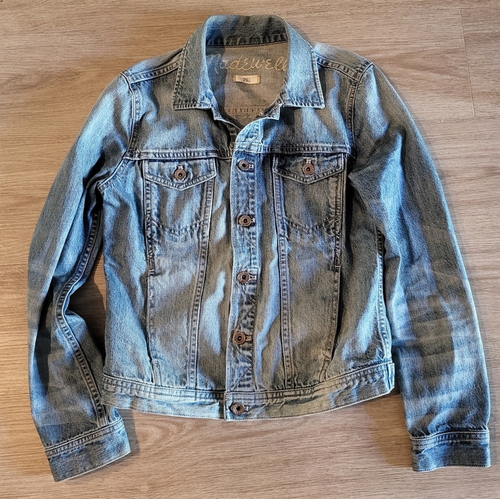 Madewell Distressed Denim Jean Jacket